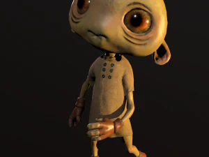 Chudik low-poly character 3D Model