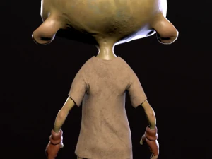 Chudik low-poly character 3D Model