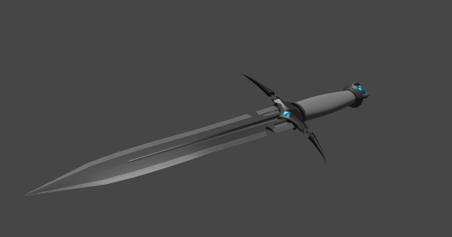Меч 3d 3D Модель .c4d .max .obj .3ds .fbx .stl .blend 