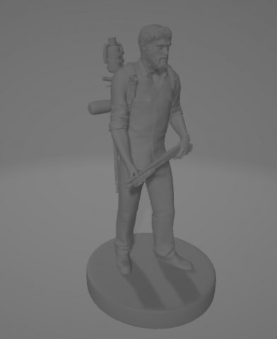 Joel from the last of us Rig Modelo de Impressão 3D .c4d .max .obj .3ds .fbx .stl .blend 