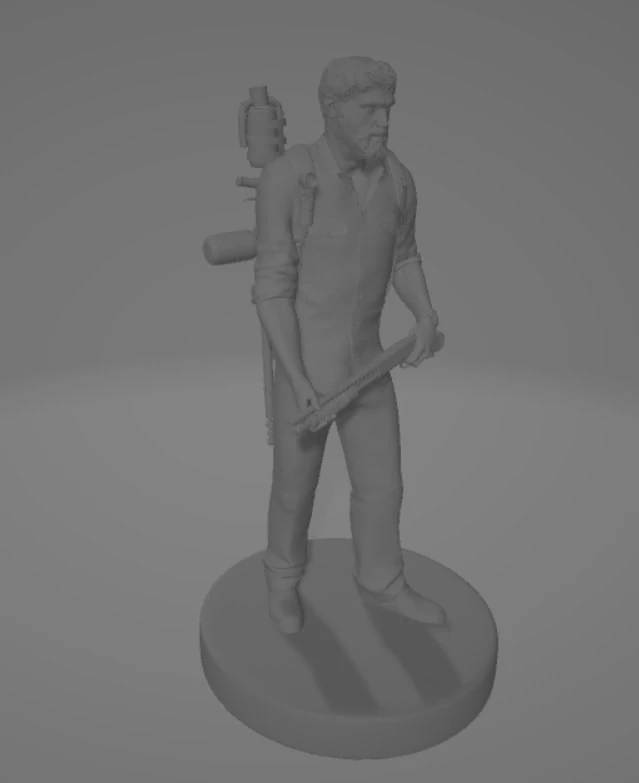 Joel from the last of us Rig 3D Print Model .c4d .max .obj .3ds .fbx .stl .blend 