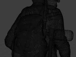 Joel from the last of us Rig 3D Print Model