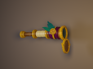 Telescope stylized mid-poly 3D 模型