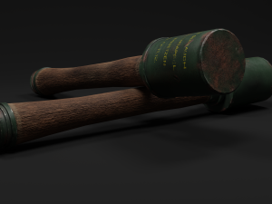 Gameready Grenade Asset Model 3D