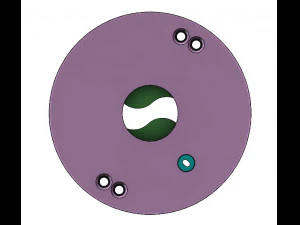 3DP2BLROD10A-3D Printable Iris mechanism 3D Print Model
