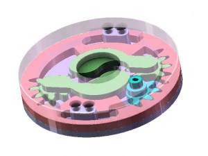 3DP2BLROD10A-3D Printable Iris mechanism 3D Print Model
