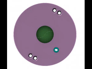 3DP2BLROD10A-3D Printable Iris mechanism 3D Print Model