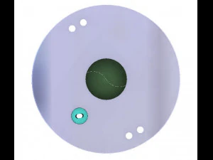 3DP2BLROD10A-3D Printable Iris mechanism 3D Print Model
