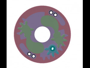 3DP2BLROD10A-3D Printable Iris mechanism 3D 프린트 모델