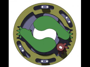 3DP2BLROD20A-Meccanismo Iris stampabile in 3D Modello di stampa 3D