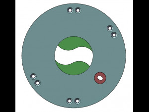3DP2BLROD20A-3D Printable Iris mechanism Modello di stampa 3D
