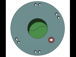 3DP2BLROD20A-3D Printable Iris mechanism Modello di stampa 3D