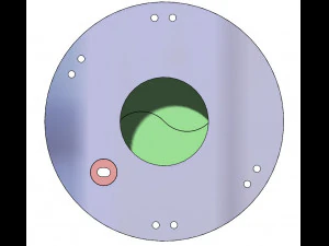 3DP2BLROD20A-3D Printable Iris mechanism 3D Print Model