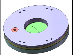3DP2BLROD20A-3D Printable Iris mechanism 3D Print Model