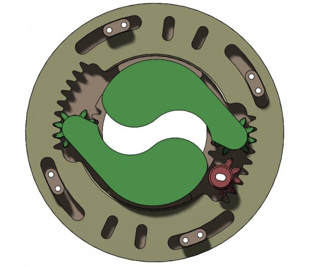 3DP2BLROD30A-3D Printable Iris mechanism Model do druku 3D .c4d .max .obj .3ds .fbx .stl .blend 