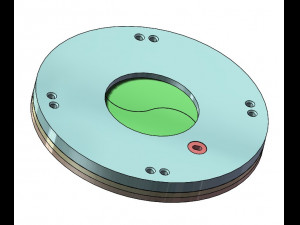 3DP2BLROD30A-3D Printable Iris mechanism Model do druku 3D