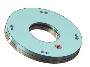 3DP2BLROD30A-3D Printable Iris mechanism Model do druku 3D