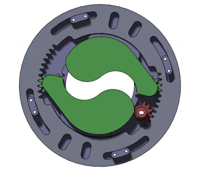 3DP2BLROD40A-3D Printable Iris mechanism 3Dプリントモデル .c4d .max .obj .3ds .fbx .stl .blend 