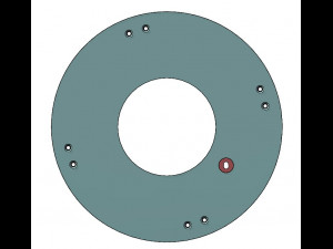 3DP2BLROD40A-3D Printable Iris mechanism 3Dプリントモデル