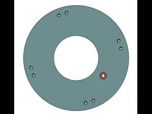 3DP2BLROD40A-3D printbaar irismechanisme 3D printmodel