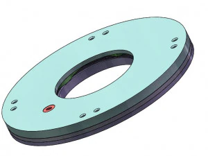 3DP2BLROD40A-3D printbaar irismechanisme 3D printmodel