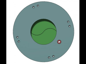 3DP2BLROD40A-3D Printable Iris mechanism 3Dプリントモデル