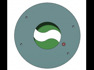 3DP2BLROD50A-3D Printable Iris mechanism Model Cetak 3D