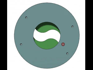 3DP2BLROD50A-3D Printable Iris mechanism 3D Print Model