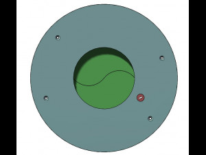 3DP2BLROD50A-3D Printable Iris mechanism Model Cetak 3D