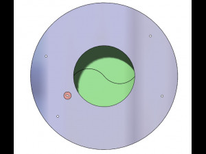 3DP2BLROD50A-3D Printable Iris mechanism Model Cetak 3D