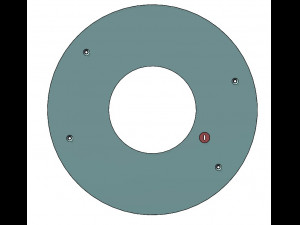 3DP2BLROD50A-3D Printable Iris mechanism Model Cetak 3D
