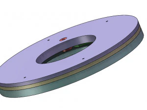 3DP2BLROD50A-3D Printable Iris mechanism 3D Print Model