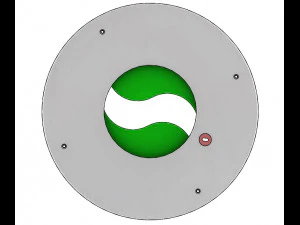 3DP2BLROD60A-3D printbaar irismechanisme 3D printmodel