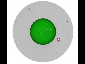 3DP2BLROD60A-3D printbaar irismechanisme 3D printmodel