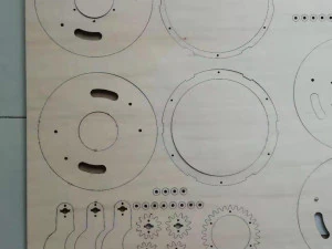 Laser cut planetary gear type mechanical iris-2 leaf-D130d43 3D Print Model
