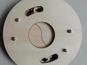 Laser cut planetary gear type mechanical iris-2 leaf-D130d43 3D Принт Модель