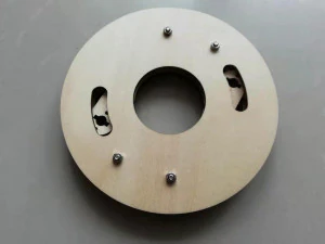 Laser cut planetary gear type mechanical iris-2 leaf-D130d43 3D Print Model