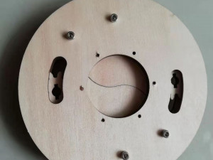 Laser cut planetary gear type mechanical iris-2 leaf-D130d43 3D Принт Модель