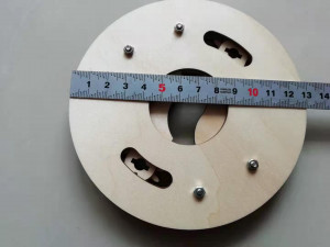 Laser cut planetary gear type mechanical iris-2 leaf-D130d43 3D Принт Модель