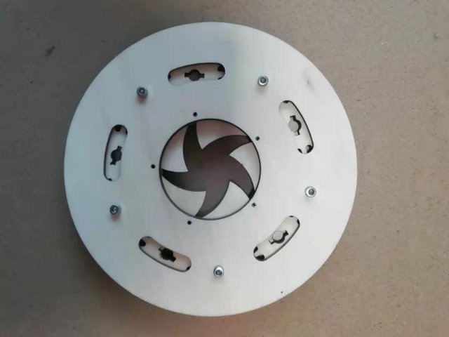 Laser cut planetary gear type iris mechanism-5 blades-D150d52 3D Принт Модель .c4d .max .obj .3ds .fbx .stl .blend 