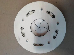 Laser cut planetary gear type iris mechanism-5 blades-D150d52 3D Принт Модель
