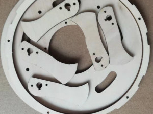 Laser cut planetary gear type iris mechanism-5 blades-D150d52 3D Принт Модель