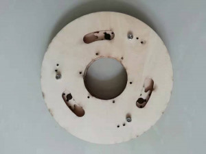 Laser cut planetary gear type mechanical iris-3 leaf-D130d43 Modello di stampa 3D