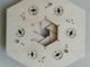 Mecanismo de iris deslizante para corte por l&aacute;ser-6 cuchillas Modelo de impresión 3D