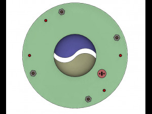 LS2BLROD30A-Tai Chi Mechanism for laser cut 3D Baskı Modeli