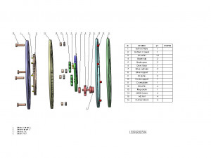 LS2BLROD30A-Tai Chi Mechanism for laser cut 3D Baskı Modeli