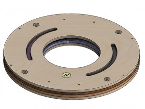 LS2BLROD40A-Mecanismo Tai Chi para corte l&aacute;ser Modelo de impresión 3D