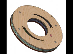 LS2BLROD50A-Tai Chi Mechanism for laser cut 3D Print Model
