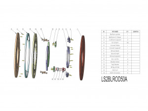 LS2BLROD50A-Tai Chi Mechanism for laser cut 3D-printmodel