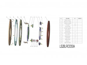 LS2BLROD50A-Tai Chi Mechanism for laser cut 3D Print Model